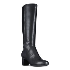 GIANI BERNINI Womens Black Goring Adonnys Round Toe Block Heel Zip-Up Boots 5 M